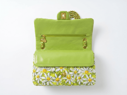 🌼 Chanel Daisy Bloom Classic Flap Bag 🌼 - MASTERPIECE