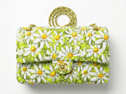 🌼 Chanel Daisy Bloom Classic Flap Bag 🌼 - MASTERPIECE