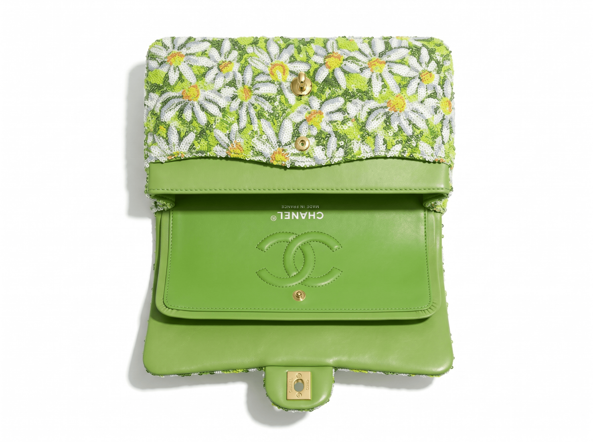 🌼 Chanel Daisy Bloom Classic Flap Bag 🌼 - MASTERPIECE