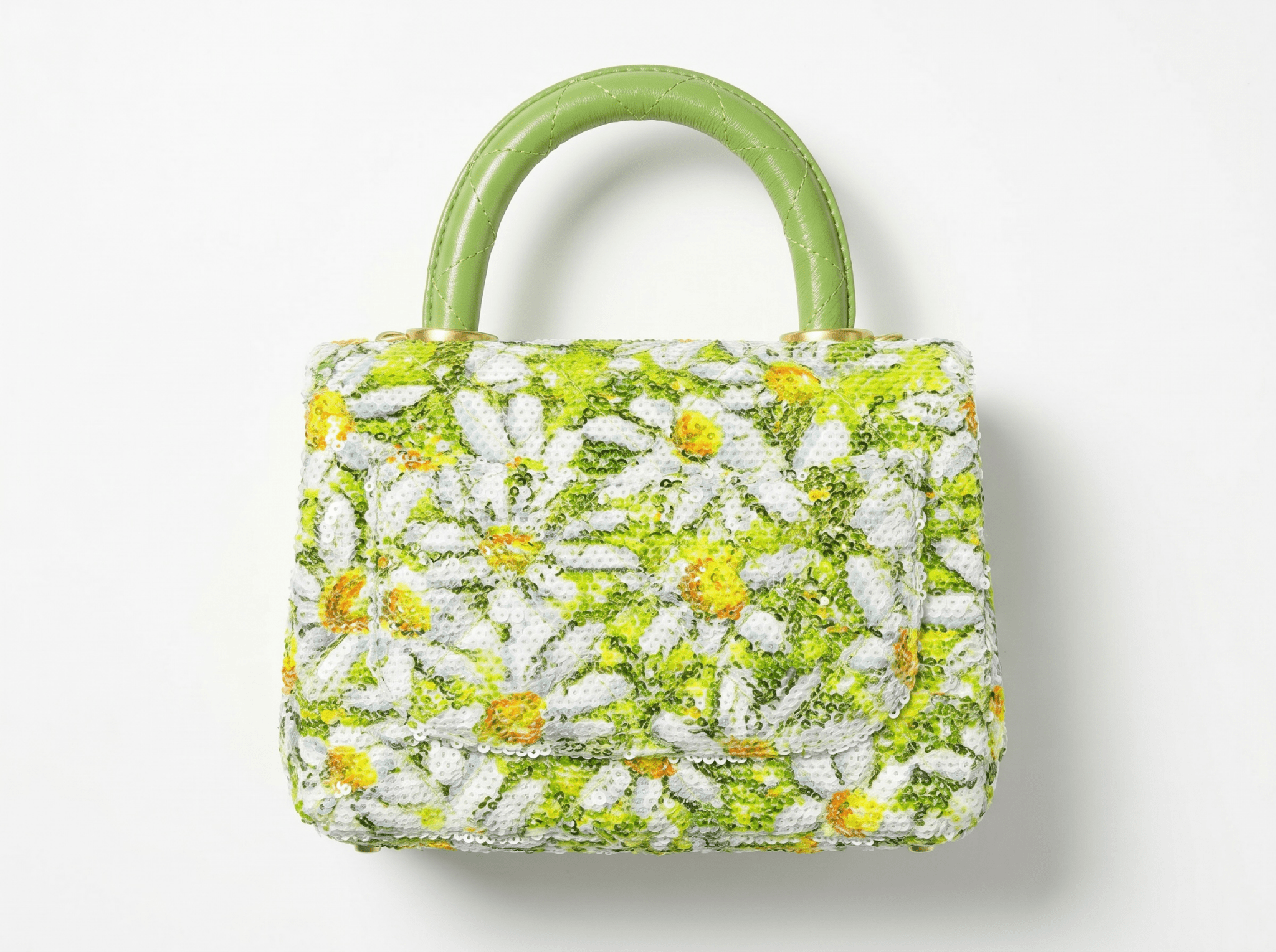 🌼 Chanel Daisy Bloom Mini Top Handle Bag 🌼 - MASTERPIECE