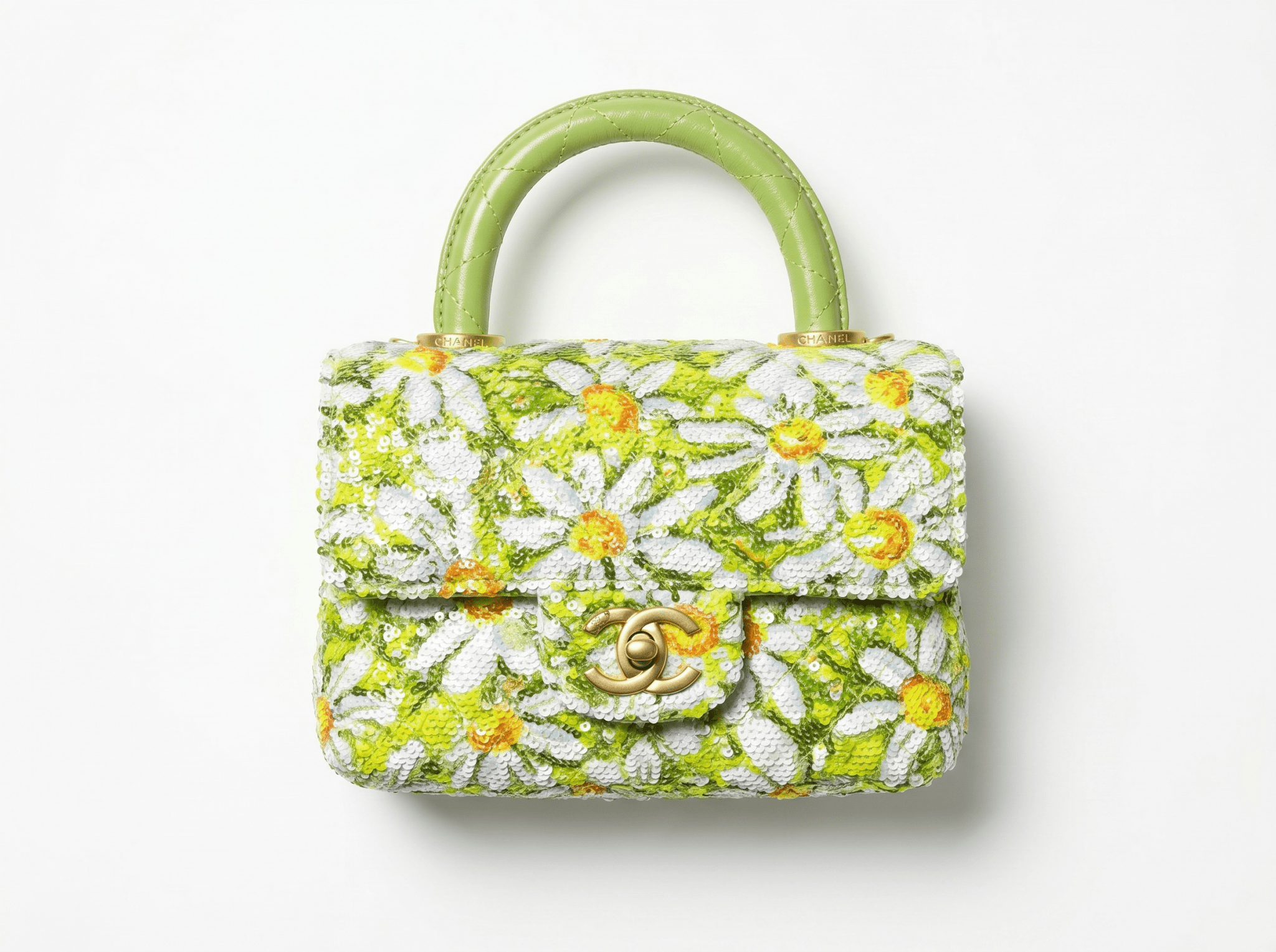 🌼 Chanel Daisy Bloom Mini Top Handle Bag 🌼 - MASTERPIECE