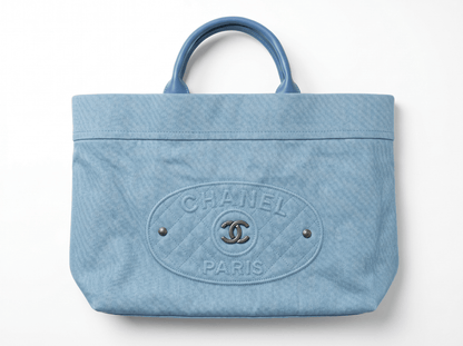 Chanel Denim Beach Tote Bag 💙🏖️✨ - MASTERPIECE