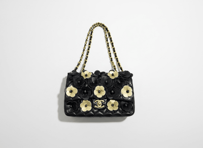 Chanel Floral Camellia Chain Bag 🌸🖤 - MASTERPIECE
