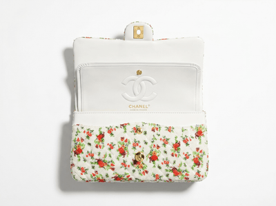 ✨ Chanel Garden Bloom Classic Flap Bag 🌺🤍 - MASTERPIECE