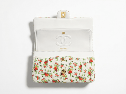 ✨ Chanel Garden Bloom Classic Flap Bag 🌺🤍 - MASTERPIECE