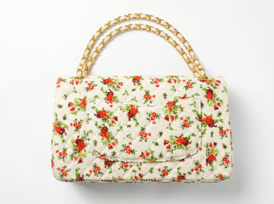 ✨ Chanel Garden Bloom Classic Flap Bag 🌺🤍 - MASTERPIECE