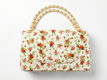✨ Chanel Garden Bloom Classic Flap Bag 🌺🤍 - MASTERPIECE