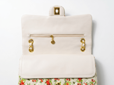✨ Chanel Garden Bloom Classic Flap Bag 🌺🤍 - MASTERPIECE