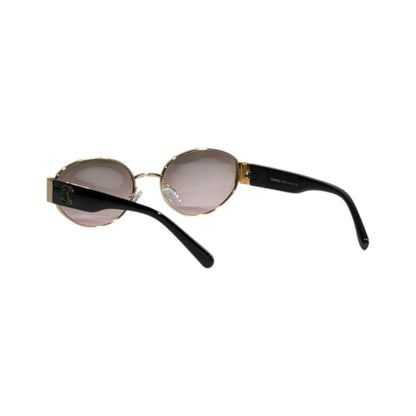 Chanel Inspired Round Sunglasses – Gold Classic Elegance ✨🖤 - MASTERPIECE