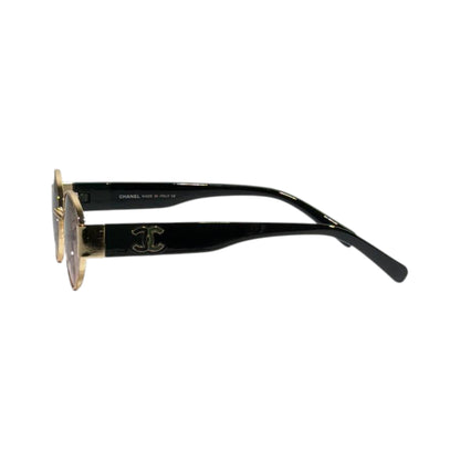 Chanel Inspired Round Sunglasses – Gold Classic Elegance ✨🖤 - MASTERPIECE