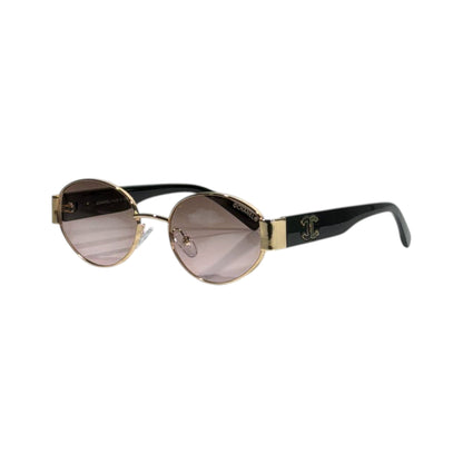 Chanel Inspired Round Sunglasses – Gold Classic Elegance ✨🖤 - MASTERPIECE