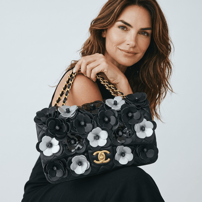 Chanel Monochrome Camellia Chain Bag 🖤🤍 - MASTERPIECE