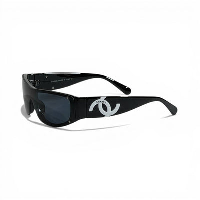 Chanel Noir Shield Luxe Sunglasses 🕶️✨🖤 - MASTERPIECE