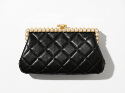 🖤 Chanel Pearl Noir Evening Clutch 🖤 - MASTERPIECE