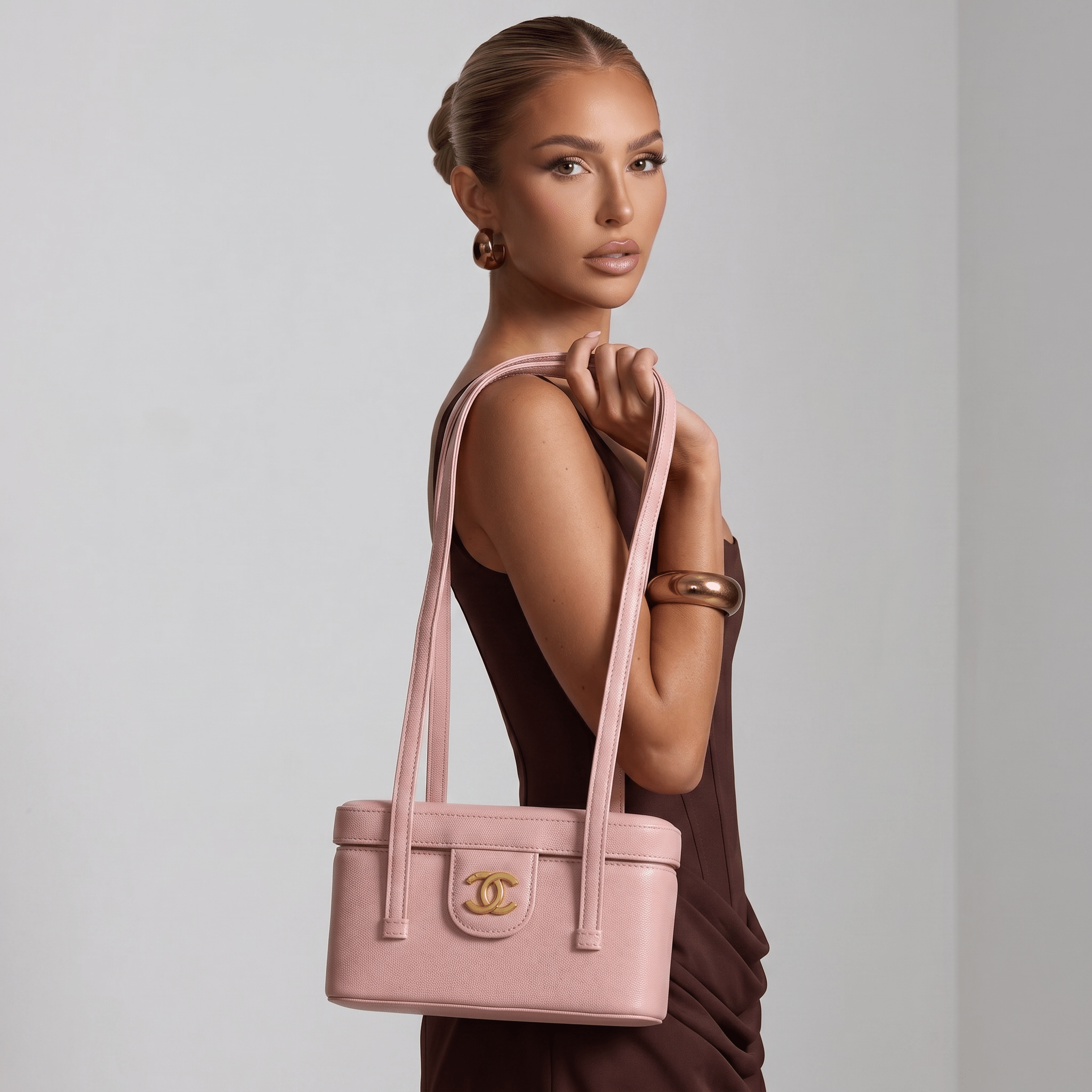 🌸 Chanel Pink Vintage Vanity Shoulder Bag 🌸 - MASTERPIECE