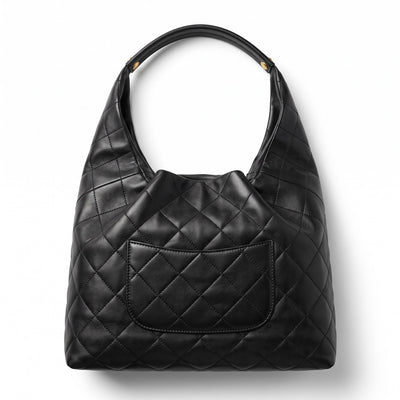 Chanel Quilted Maxi Hobo — Black - MASTERPIECE