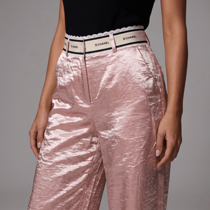 Chanel Satin Wide-Leg Trousers ✨🌸🤍 - MASTERPIECE
