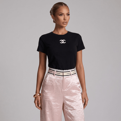 Chanel Satin Wide-Leg Trousers ✨🌸🤍 - MASTERPIECE