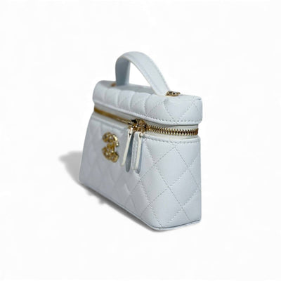 Chanel Vanity Case Bag — White - MASTERPIECE