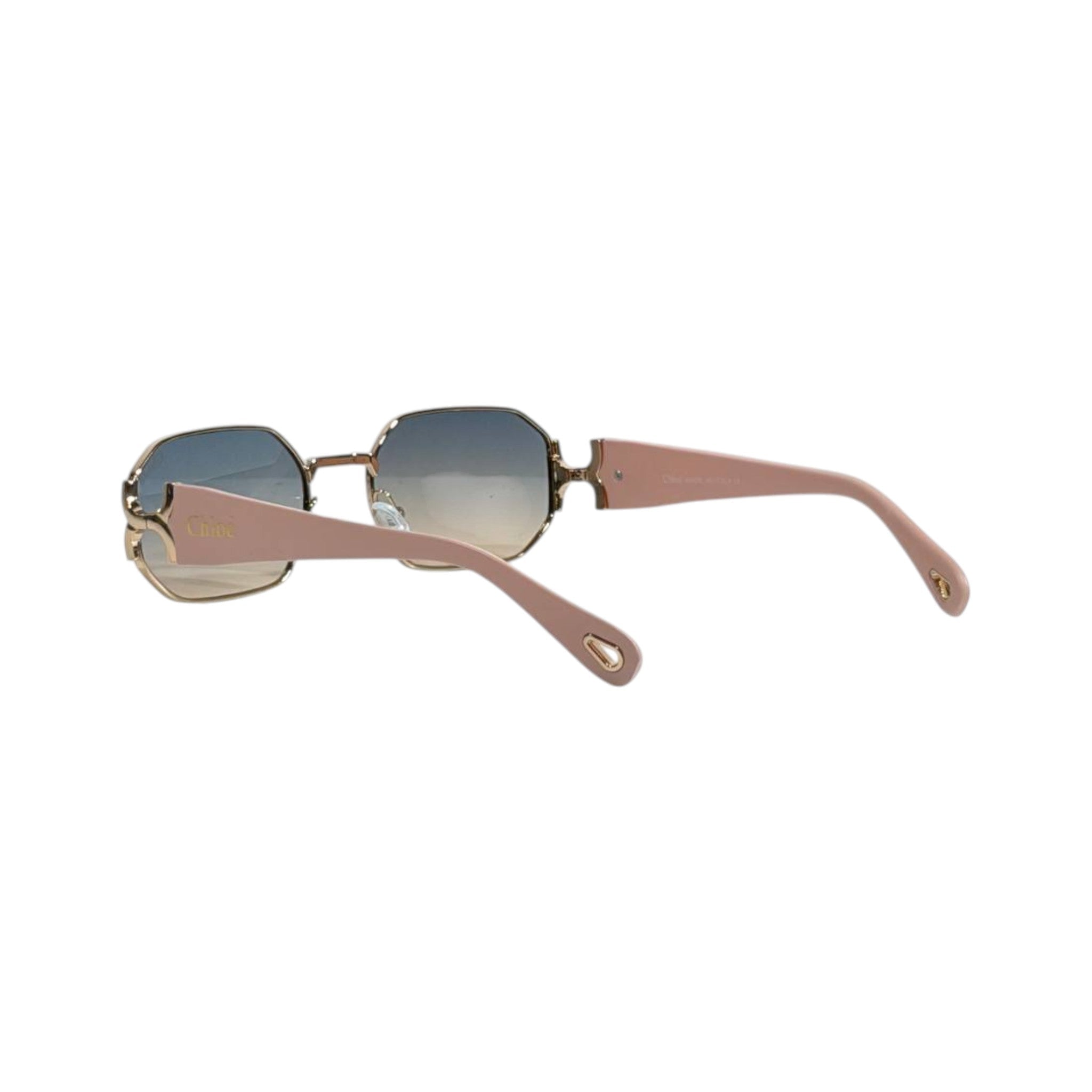 Chloé Gradient Sunglasses – Nude & Gold Luxury Eyewear 🕶️✨ - MASTERPIECE