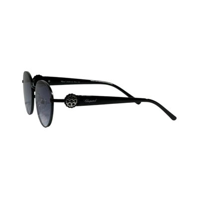 Chopard Round Black Sunglasses 🕶️ | Gradient Lens Luxury Eyewear - MASTERPIECE