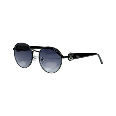 Chopard Round Black Sunglasses 🕶️ | Gradient Lens Luxury Eyewear - MASTERPIECE