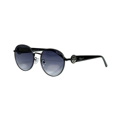 Chopard Round Black Sunglasses 🕶️ | Gradient Lens Luxury Eyewear - MASTERPIECE