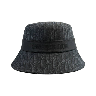 ⚫ Christian Dior Black Oblique Bucket Hat | Stealth Luxury Edition 🖤 - MASTERPIECE