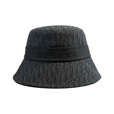 ⚫ Christian Dior Black Oblique Bucket Hat | Stealth Luxury Edition 🖤 - MASTERPIECE
