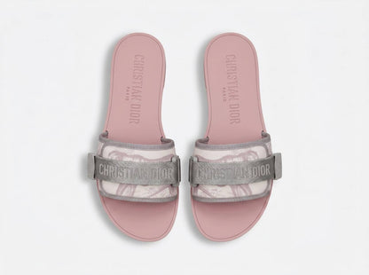 Christian Dior DiorAct Logo Slides – Pink & Grey 🌸 - MASTERPIECE