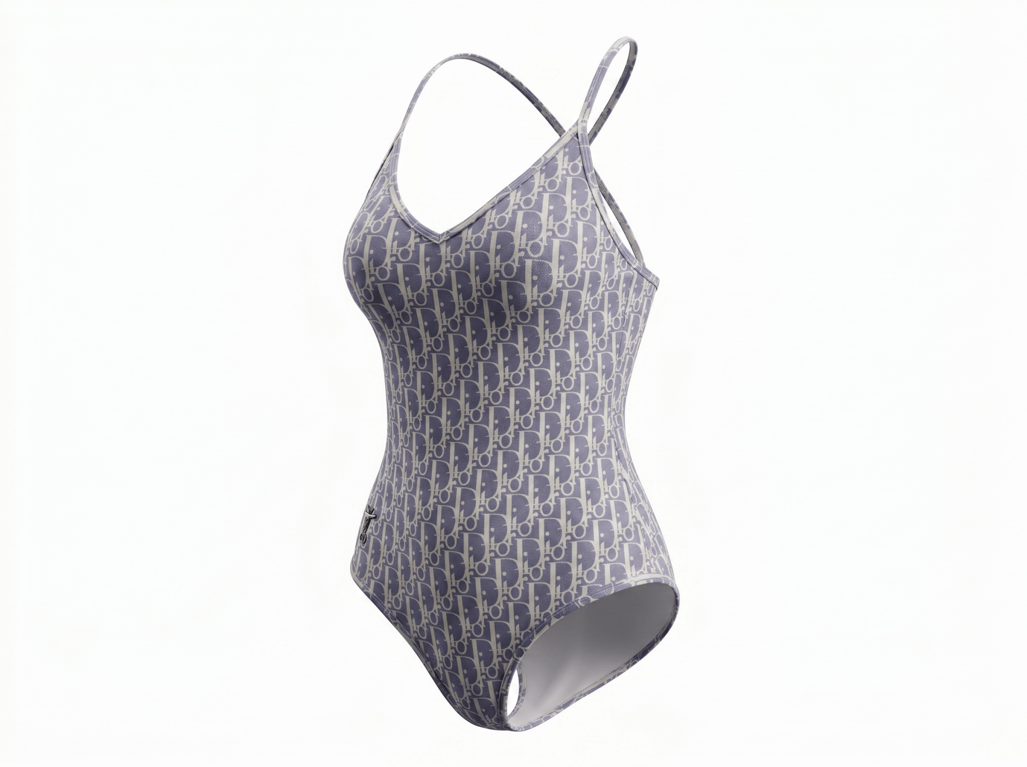 Christian Dior Oblique One-Piece Swimsuit 💙🤍🌊 - MASTERPIECE