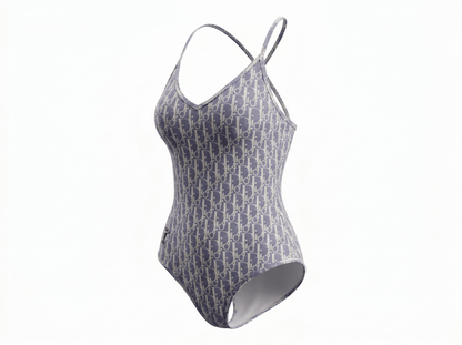 Christian Dior Oblique One-Piece Swimsuit 💙🤍🌊 - MASTERPIECE