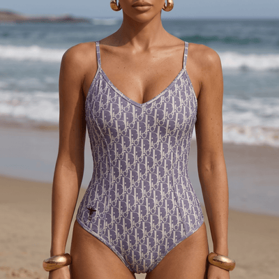 Christian Dior Oblique One-Piece Swimsuit 💙🤍🌊 - MASTERPIECE