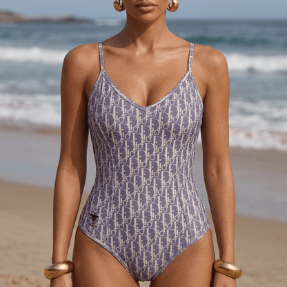 Christian Dior Oblique One-Piece Swimsuit 💙🤍🌊 - MASTERPIECE