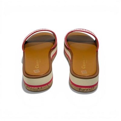 Christian Dior Paris Platform Slides – hot pink Logo Designer Sandals ❤️✨ | Luxury Summer Comfort Slides - MASTERPIECE