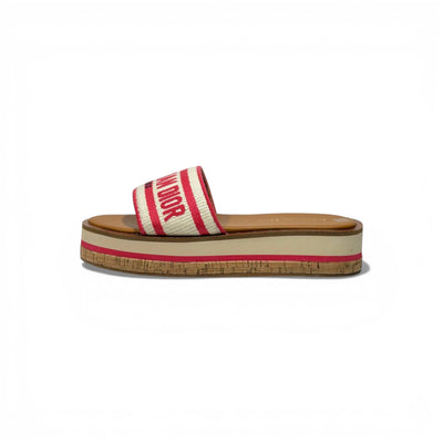 Christian Dior Paris Platform Slides – hot pink Logo Designer Sandals ❤️✨ | Luxury Summer Comfort Slides - MASTERPIECE