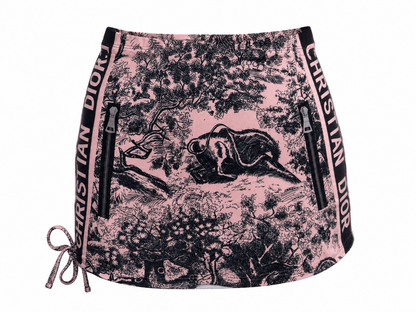 Christian Dior Toile de Jouy Pink Beach Set 🌸🖤🏖️ - MASTERPIECE