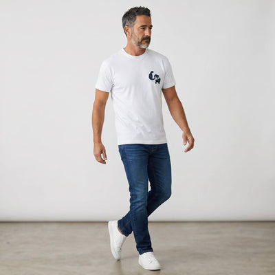 Chrome Hearts Denim Horseshoe Graphic T-Shirt 🤍💙 - MASTERPIECE