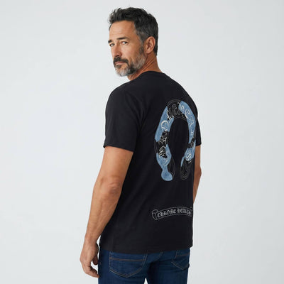 Chrome Hearts Gothic Horseshoe Graphic T-Shirt 🖤⚡ - MASTERPIECE