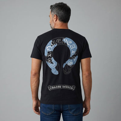 Chrome Hearts Gothic Horseshoe Graphic T-Shirt 🖤⚡ - MASTERPIECE