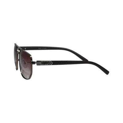 🕶️ Chrome Hearts Inspired Pilot Sunglasses | Black Frame with Gradient Brown Lenses ✨🔥 - MASTERPIECE