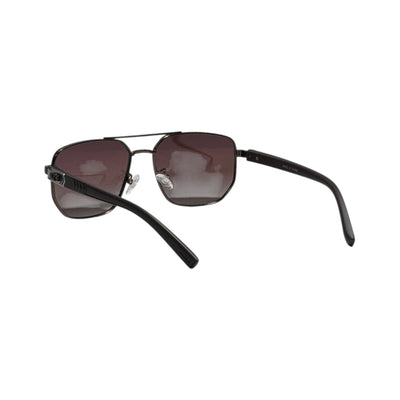 🕶️ Chrome Hearts Inspired Pilot Sunglasses | Black Frame with Gradient Brown Lenses ✨🔥 - MASTERPIECE