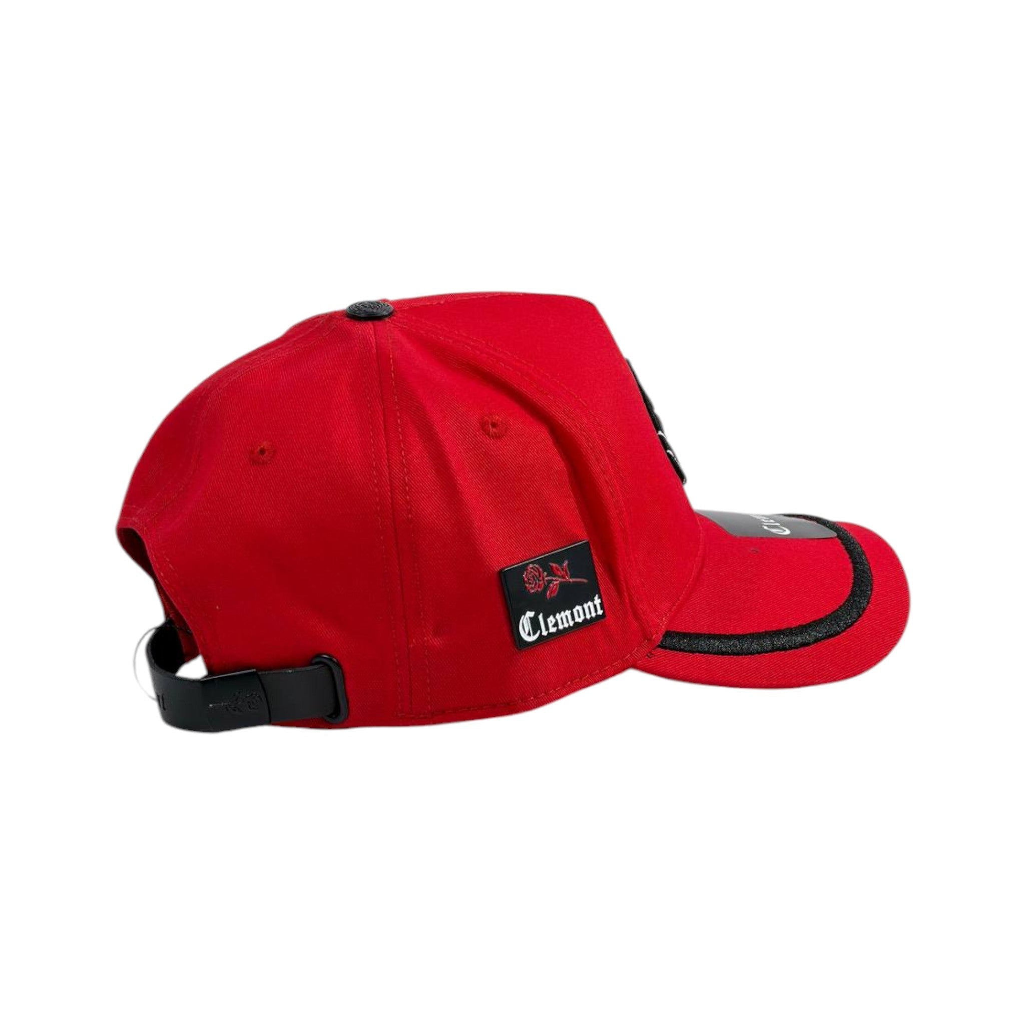 🧢 Clement Red Statement Cap | Bold Streetwear Edition 🔥 - MASTERPIECE
