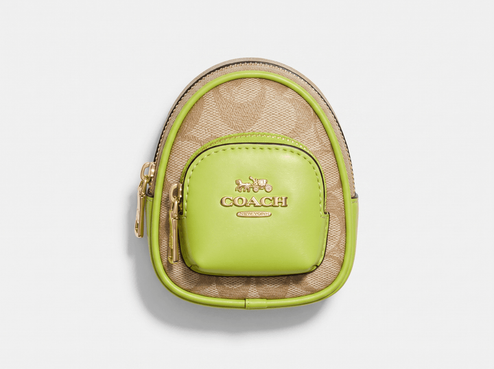 Coach Mini Backpack Bag Charm Keychain