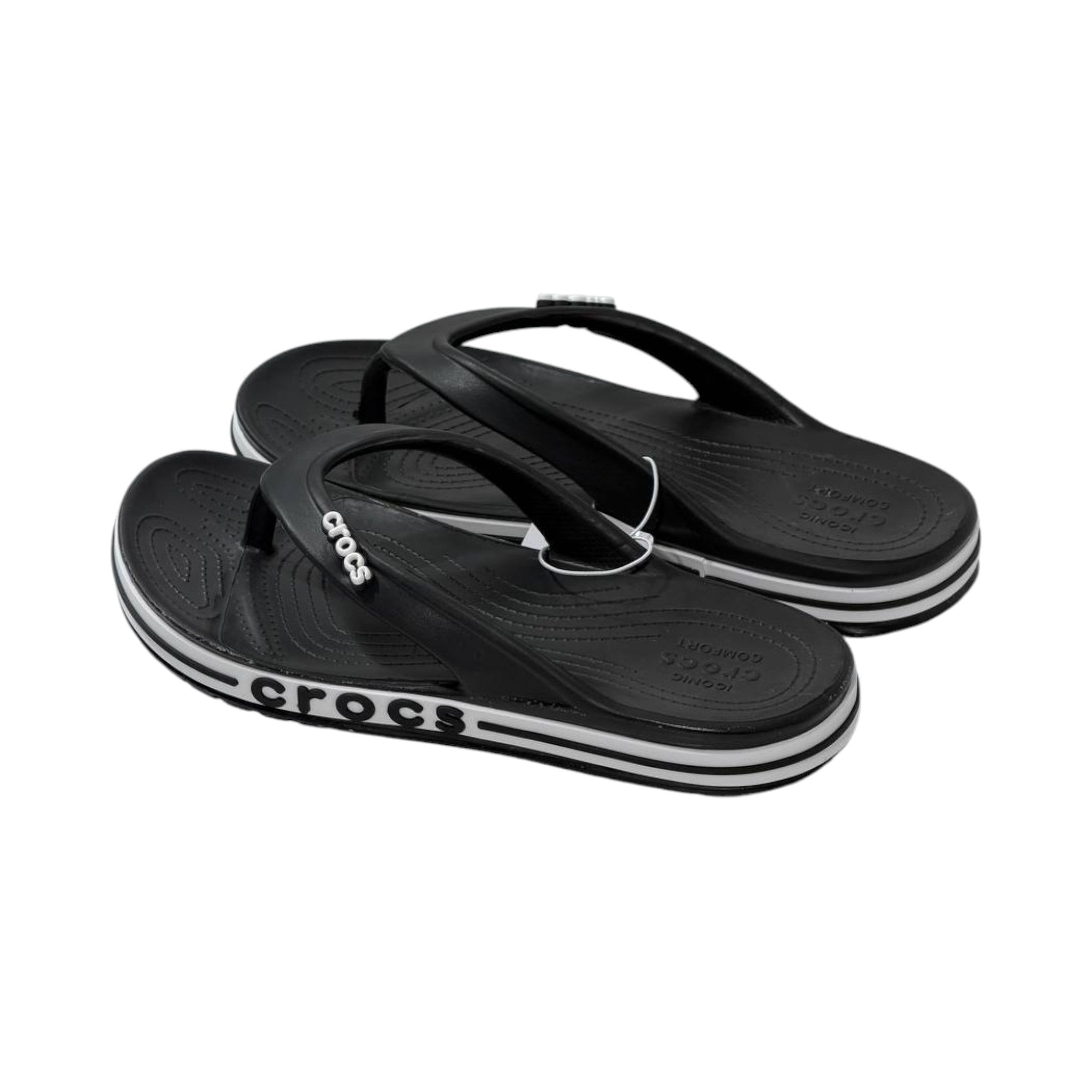 ⚫ Crocs Bayaband Flip Flops – Black Edition | Iconic Comfort, Everyday Style - MASTERPIECE
