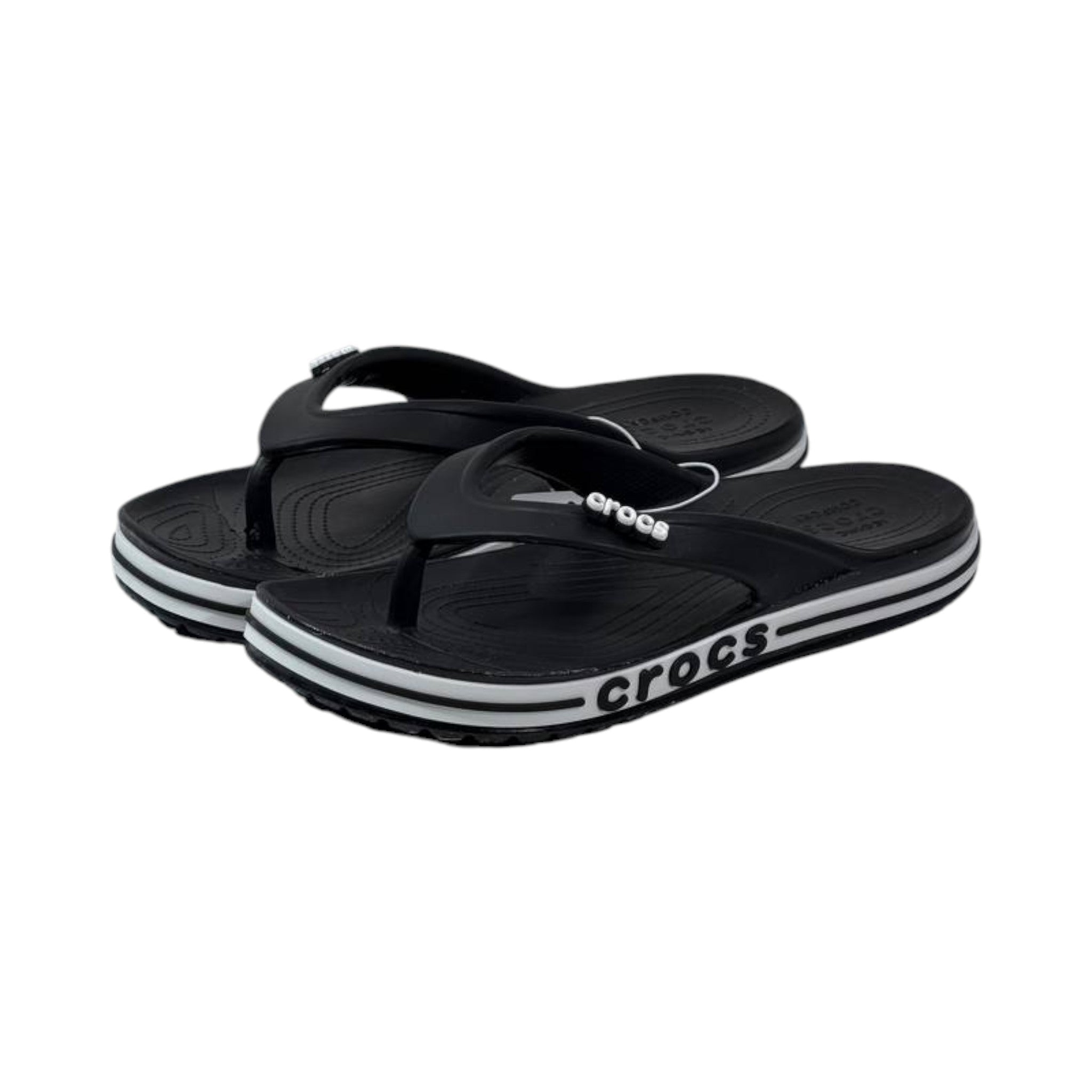 ⚫ Crocs Bayaband Flip Flops – Black Edition | Iconic Comfort, Everyday Style - MASTERPIECE