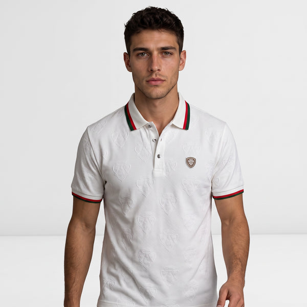 Gucci Polo – White RedGreen Trim 👕🇮🇹