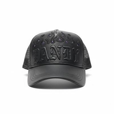 Dandy Flame Gothic Cap — Black - MASTERPIECE