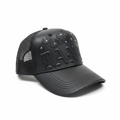 Dandy Flame Gothic Cap — Black - MASTERPIECE