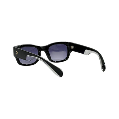 David Beckham Square Sunglasses – Black Frame Blue Gradient 🕶️💙 - MASTERPIECE